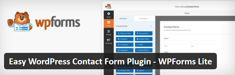 WPForms Lite -   Wordpress    -